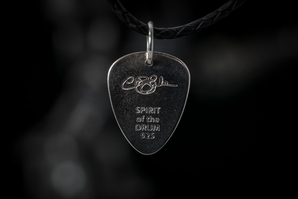 Archangel Guitar Pick Pendant Chris Slade Spirit of the Drum Jewelry